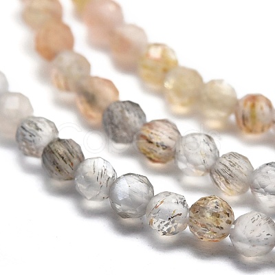 Natural Multi-Moonstone Beads Strands G-M353-A38-3mm-1