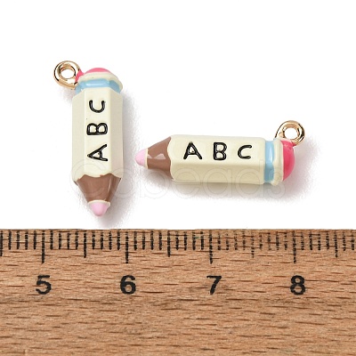 Alloy Enamel Pendants AL-CBAA1B9-03G-01-1
