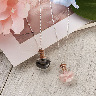 DIY Heart Wishing Bottle Making Kits DIY-CW0001-04-1