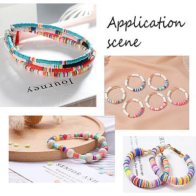 Handmade Polymer Clay Beads CLAY-PH0001-25D-1