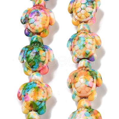 Synthetic Turquoise Dyed Beads Strands G-P507-05S-1
