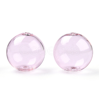 Transparent Blow High Borosilicate Glass Globe Beads LS-X-GLAA-T003-09A-1