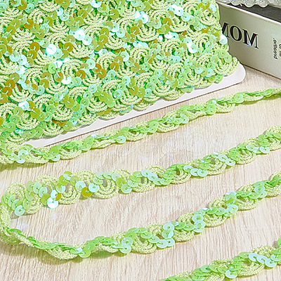 Polyester Paillette Beads OCOR-WH20004-06E-1