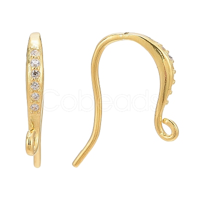 925 Sterling Silver Earring Hooks STER-K168-108G-1