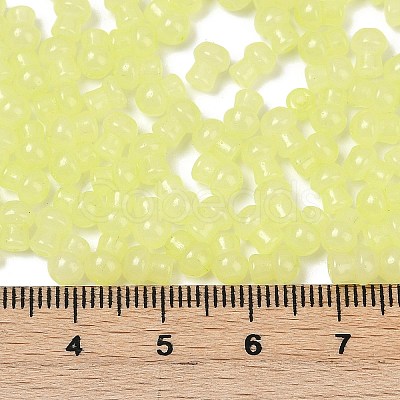 Transparent Colours Glass Seed Beads SEED-R001-01M-1