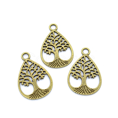 Tibetan Style Alloy Pendants PW-WG213DF-01-1
