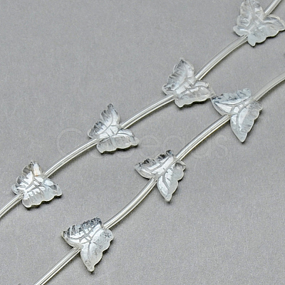 Smelting Quartz Crystal Beads Strands X-G-T014-06-1-1
