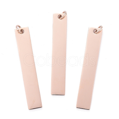 Ion Plating(IP) 304 Stainless Steel Pendants STAS-I311-14A-RG-1
