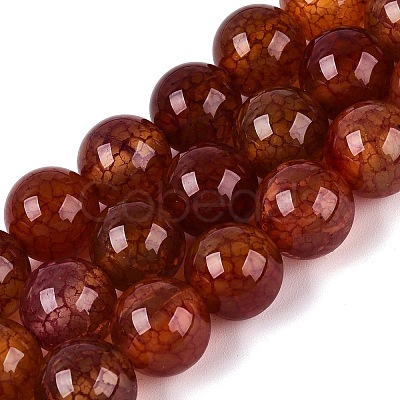 Dyed Natural Agate Beads Strands G-Q606-45A-05-1