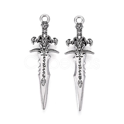 Tibetan Style Alloy Pendant X-FIND-A042-27P-1