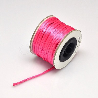 Nylon Satin Rattail Cords NWIR-O001-A-33-1