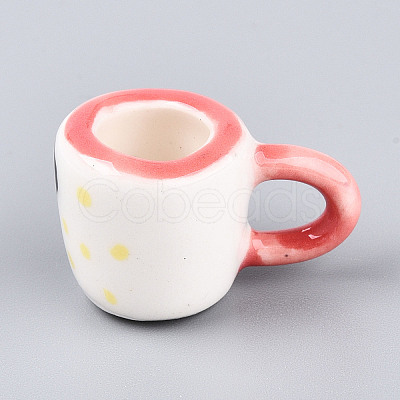 Handmade Porcelain Panda Mug Cup Decoration PORC-T133-21D-1