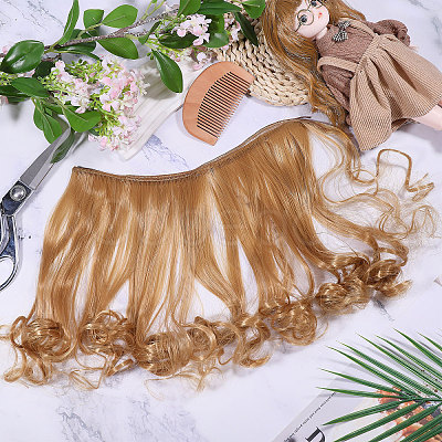 PP Doll Wig Long Curly Hair DIY-WH0591-249B-14-1