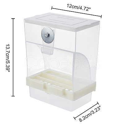 Plastic Pet Automatic Fixed Quantity Feeder AJEW-WH0126-77-1