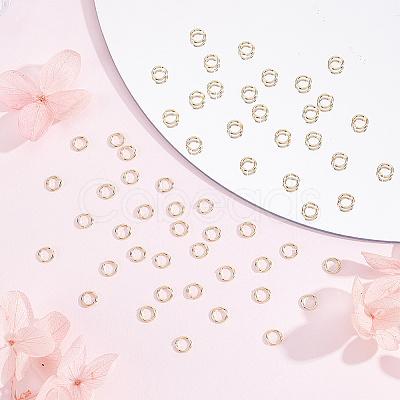 6 Bags Brass Open Jump Rings KK-BBC0027-73-1