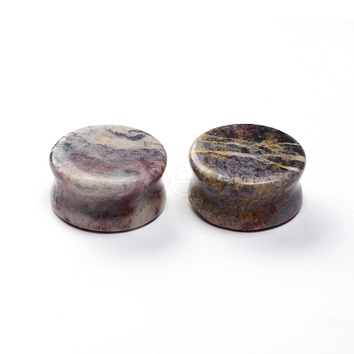 Natural Silver Leaf Jasper Beads G-F677-25-1