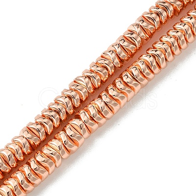 Electroplated Synthetic Non-Magnetic Hematite Beads Strands G-H020-F01-01-1