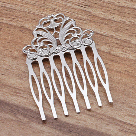 Iron Hair Combs Findings OHAR-PW0001-395P-1