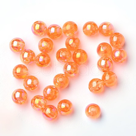 Eco-Friendly Transparent Acrylic Beads X-PL731-16-1