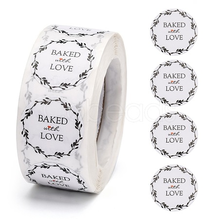 Baked with Love Stickers DIY-E023-07G-1