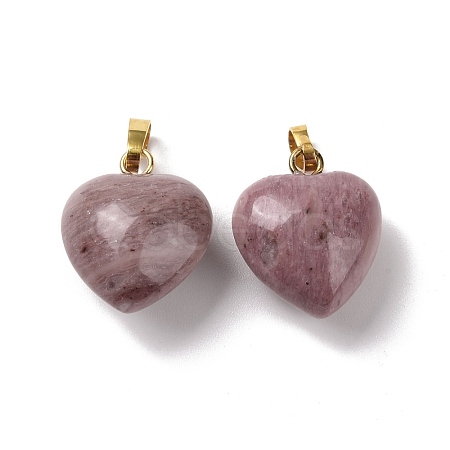 Natural Rhodonite Pendants G-I311-A02-G-1