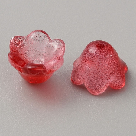 Glass Bead Caps GLAA-WH0031-73C-1