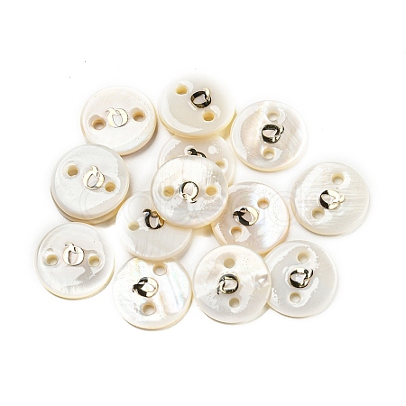 Freshwater Shell Buttons BUTT-Z001-01Q-1