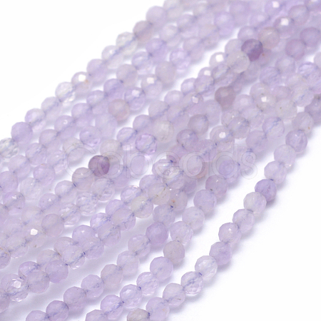 Natural Lavender Amethyst Beads Strands G-E411-20B-3mm-1