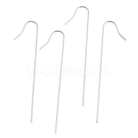 Non-Tarnish 201 Stainless Steel Earring Hooks X-STAS-O137-27P-1
