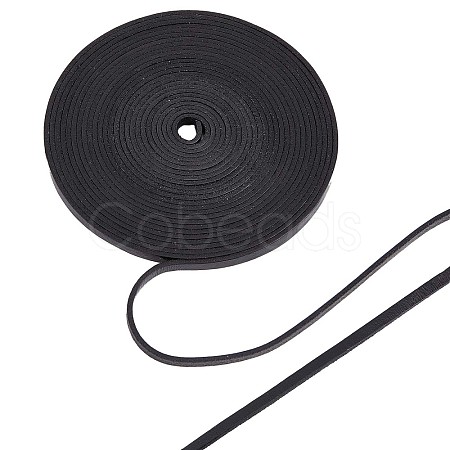 Flat Cowhide Leather Cord WL-GF0001-08E-01-1