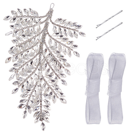 1Bag Zinc Alloy & Rhinestone Hair Bobby Pins Sets AJEW-FG0005-21-1