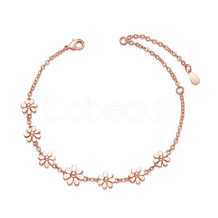 Brass Link Bracelets JB538B-1