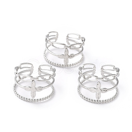 Non-Tarnish 304 Stainless Steel Finger Rings X-RJEW-L102-22P-1