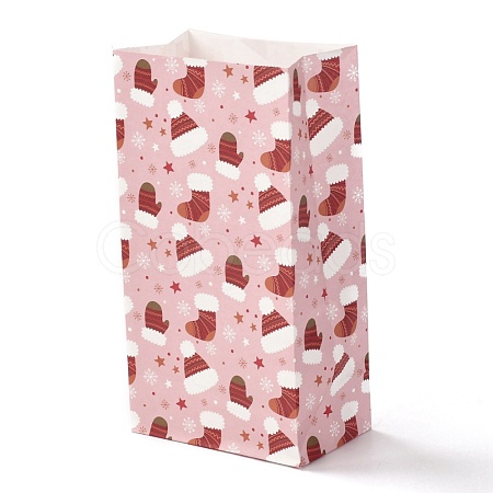 Christmas Theme Rectangle Paper Bags CARB-G006-01C-1