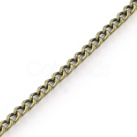 Unwelded Iron Curb Chains CH-R078-10AB-1