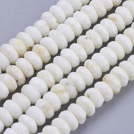 Natural Magnesite Beads Strands G-K255-25-1