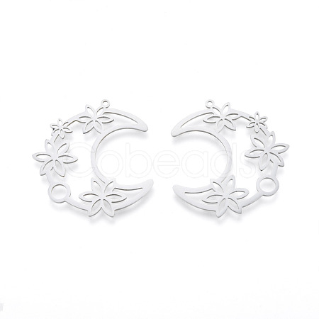 Non-Tarnish 201 Stainless Steel Pendants STAS-N090-LA981-1-1