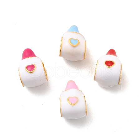 Alloy Enamel European Beads ENAM-K067-081MG-1