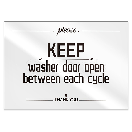 Acrylic Blank Table Signs AJEW-WH0476-001-1