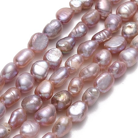 Natural Cultured Freshwater Pearl Beads Strands PEAR-A005-10C-01-X-1