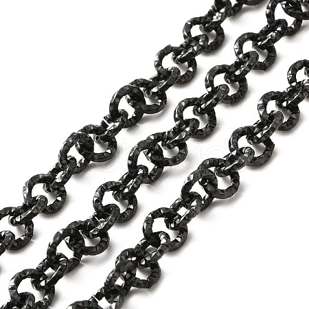Ion Plating(IP) 304 Stainless Steel Textured Cable Chains STAS-B040-02B-1