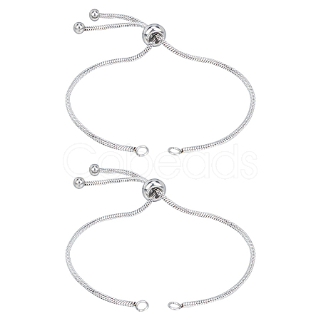 Adjustable 304 Stainless Steel Bracelet Making STAS-UN0002-54P-1