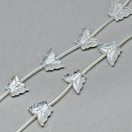 Smelting Quartz Crystal Beads Strands X-G-T014-06-1-1