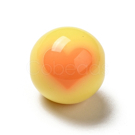 Two Tone Opaque Acrylic Beads SACR-K003-03A-1
