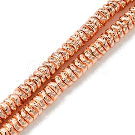 Electroplated Synthetic Non-Magnetic Hematite Beads Strands G-H020-F01-01-1