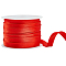 BENECREAT 12.5M Flat Satin Piping Ribbon, Cotton Ribbon for Cheongsam, Clothing Decoration, Red, 3/8 inch(10mm)