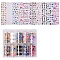 Nail Art Transfer Stickers, Nail Decals, DIY Nail Tips Decoration for Women, Butterfly Pattern, Mixed Color, 40mm, anout 1m/roll, 10rolls/box