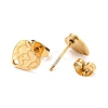 Ion Plating(IP) 304 Stainless Steel Stud Earring Findings STAS-I183-06A-G-3