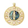 Rack Plating Brass Micro Pave Cubic Zirconia Earrings KK-P268-06B-G-2