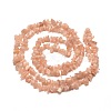Natural Sunstone Chip Bead Strands G-M205-19-2